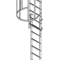 Zarges Notabstiegleiter Aluminium