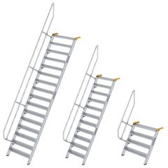 MUNK Treppe 60°  inkl. einen Handlauf, 600mm Stufenbreite, 17 Stufen