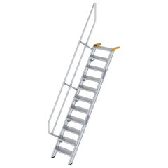 MUNK Treppe 60°  inkl. einen Handlauf, 600mm Stufenbreite, 11 Stufen