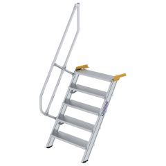 MUNK Treppe 60°  inkl. einen Handlauf, 800mm Stufenbreite, 5 Stufen