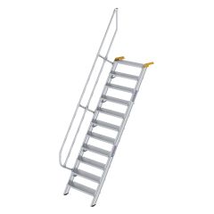 MUNK Treppe 60°  inkl. einen Handlauf, 800mm Stufenbreite, 11 Stufen