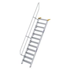 MUNK Treppe 60°  inkl. einen Handlauf, 800mm Stufenbreite, 12 Stufen