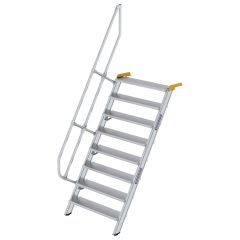 MUNK Treppe 60°  inkl. einen Handlauf, 1000mm Stufenbreite, 8 Stufen