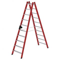 MUNK Kunststoff-Stehleiter 2x10 Stufen