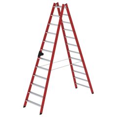 MUNK Kunststoff-Stehleiter 2x12 Stufen