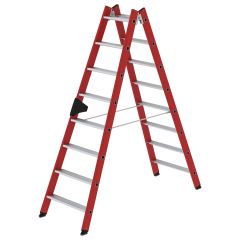MUNK Kunststoff-Stehleiter 2x8 Stufen