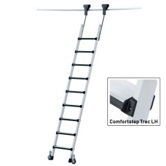 Zarges Regalleiter fahrbar Comfortstep Trec LH 7 Stufen