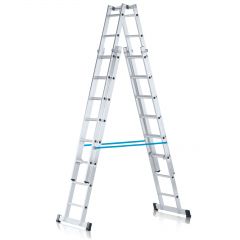 Zarges Sprossen-Stehleiter Vario B höhenverstellbar