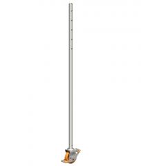 Layher Standrohr mit Lenkrolle