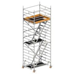 Layher Rollgerüst Uni Komfort mit Treppenaufstieg 6,20 m AH