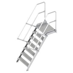 Layher 112 Treppe mit Plattform 60°