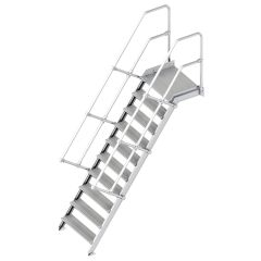 Layher 112 Treppe mit Plattform 60° 800mm 10 Stufen