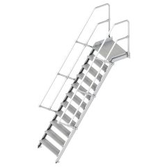 Layher 112 Treppe mit Plattform 60° 800mm 11 Stufen