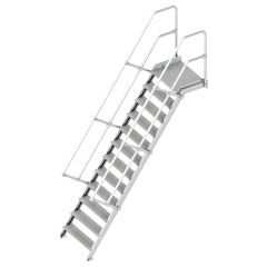 Layher 112 Treppe mit Plattform 60° 800mm 12 Stufen