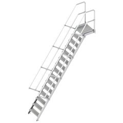 Layher 112 Treppe mit Plattform 60° 600mm 15 Stufen
