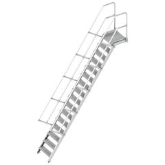 Layher 112 Treppe mit Plattform 60° 600mm 16 Stufen