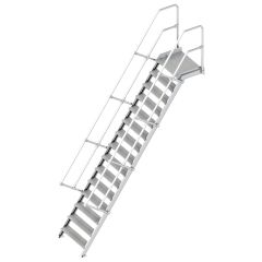 Layher 112 Treppe mit Plattform 60° 800mm 15 Stufen
