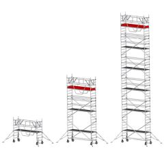 Euroline Gerüst 9516 mit Sicherheitsaufbau 0,75x2,85m und Auslegern