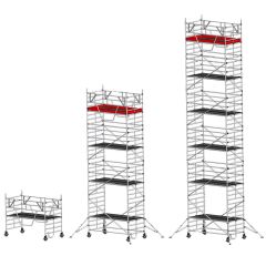 Euroline Gerüst 9517 mit Sicherheitsaufbau 1,50x2,85m und Auslegern