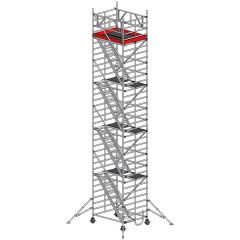 Euroline Gerüst 9523 mit Auslegern 1,50x1,80m und Treppenaufgang 10,50m AH