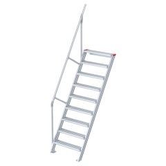 Euroline 510 Treppe 60° 800mm Stufenbreite 9 Stufen