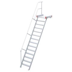 Euroline 511 Podesttreppe 60° 600mm Stufenbreite 14 Stufen