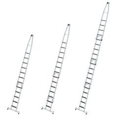 MUNK Stufen- Glasreinigerleiter mit clip-step R13 und nivello Traverse
