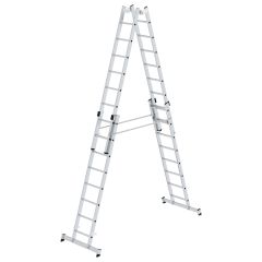 MUNK Stehleiter mit nivello-Traverse 4x8 Sprossen