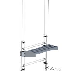 MUNK Ausstiegstritt Stahl verzinkt 200mm