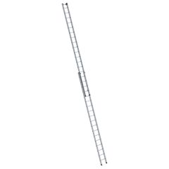 MUNK Aluminium-Schiebeleiter 2-teilig ohne Traverse 2x18 Sprossen