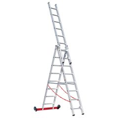 Euroline Premium 30778 Mehrzweckleiter 3-teilig 3x8 Sprossen