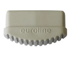 Euroline Leiterfuß weiß 85x20mm Paar