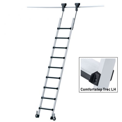 Zarges Regalleiter fahrbar Comfortstep Trec LH