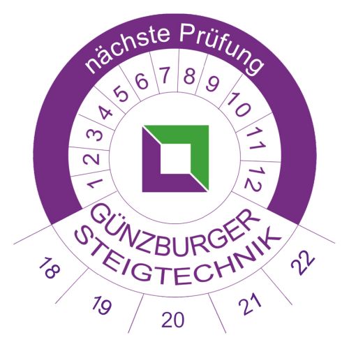 MUNK Prüfplakette 50er-Pack