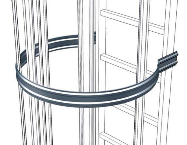 Zarges Rückenschutzbügel Stahl verzinkt ø 700mm