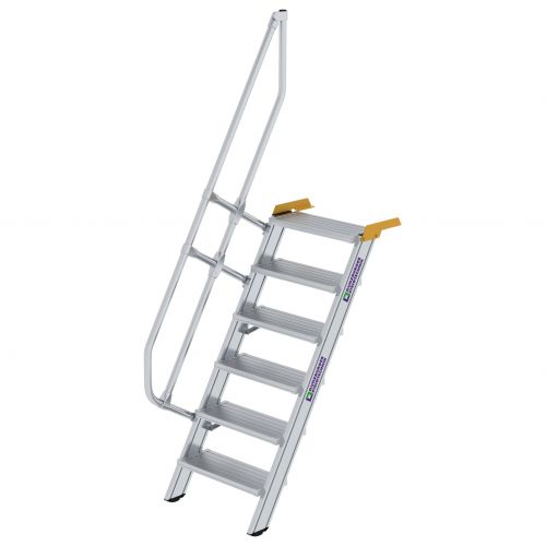 MUNK Treppe 60°  inkl. einen Handlauf, 600mm Stufenbreite, 6 Stufen