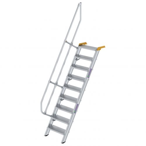 MUNK Treppe 60°  inkl. einen Handlauf, 600mm Stufenbreite, 9 Stufen