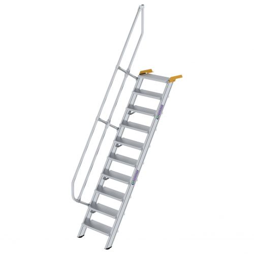 MUNK Treppe 60°  inkl. einen Handlauf, 600mm Stufenbreite, 10 Stufen