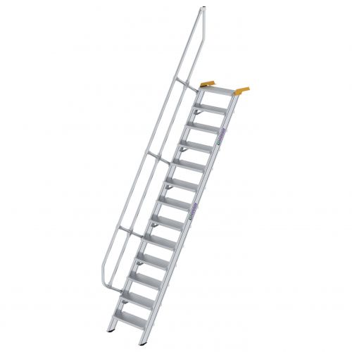 MUNK Treppe 60°  inkl. einen Handlauf, 600mm Stufenbreite, 13 Stufen