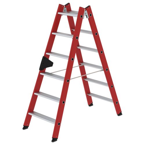 MUNK Kunststoff-Stehleiter 2x6 Stufen