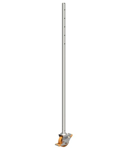 Layher Standrohr mit Lenkrolle