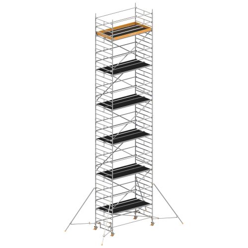 Layher Rollgerüst Uni Breit P2 mit Gerüststützen 13,20m AH