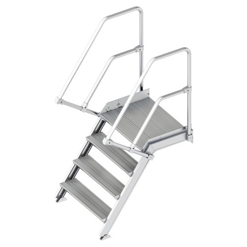 Layher 112 Treppe mit Plattform 60° 800mm 4 Stufen