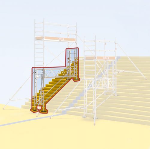 Layher Uni Standard Erweiterung Treppen-Kit