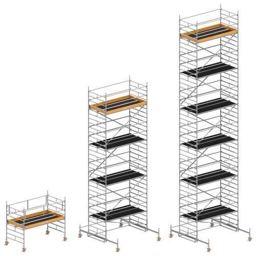 Layher Rollgerüst Uni Breit P2-Aufbau