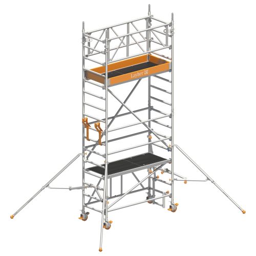 Layher Schalungsbühne mit Sicherheitsaufbau P2 5,15m AH