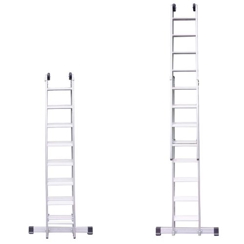 Euroline Premium 302 Stufen- Schiebeleiter 2x14 Sprossen