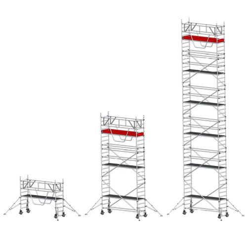 Euroline Gerüst 9516 mit Sicherheitsaufbau 0,75x2,85m und Auslegern