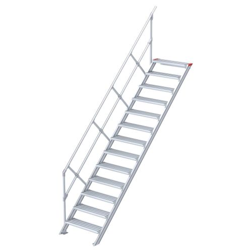 Euroline 510 Treppe 45° 800mm Stufenbreite 13 Stufen