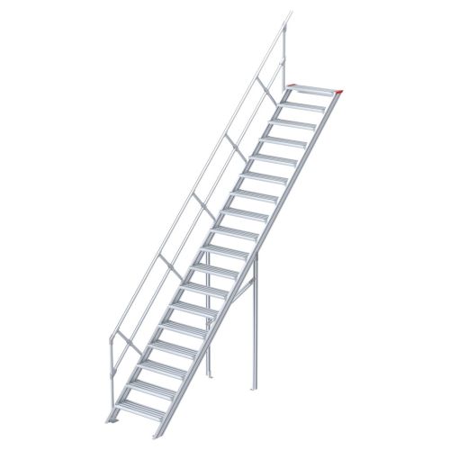 Euroline 510 Treppe 45° 1000mm Stufenbreite 18 Stufen